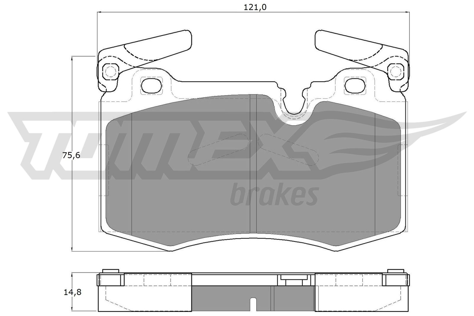 TOMEX Brakes TX 19-47 Sada...